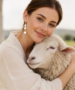 Handmade Freshwater Pearl Earrings – Unique Piece