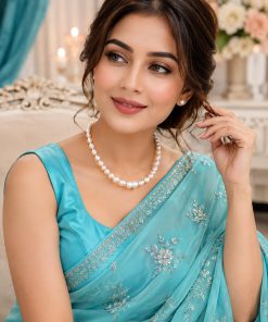 Handcrafted Genuine Freshwater Pearl Necklace – 45 cm | Premium Quality Natural Pearls
