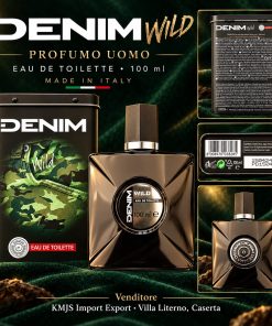 Denim Wild – Eau de Toilette for Men 100 ml Made in Italy