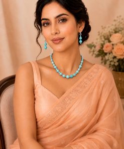 Handmade Natural Amazonite Jewellery Set