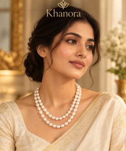 Elegant Double-Strand Freshwater Pearl Necklace