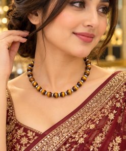 Natural Tiger Eye Stone Necklace